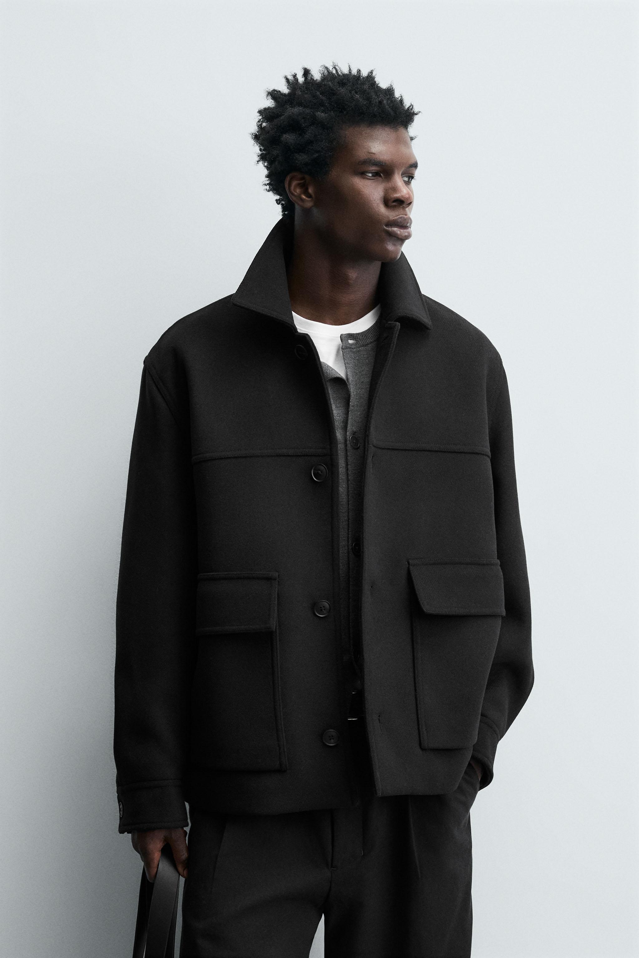 REGULAR FIT POCKET OVERCOAT